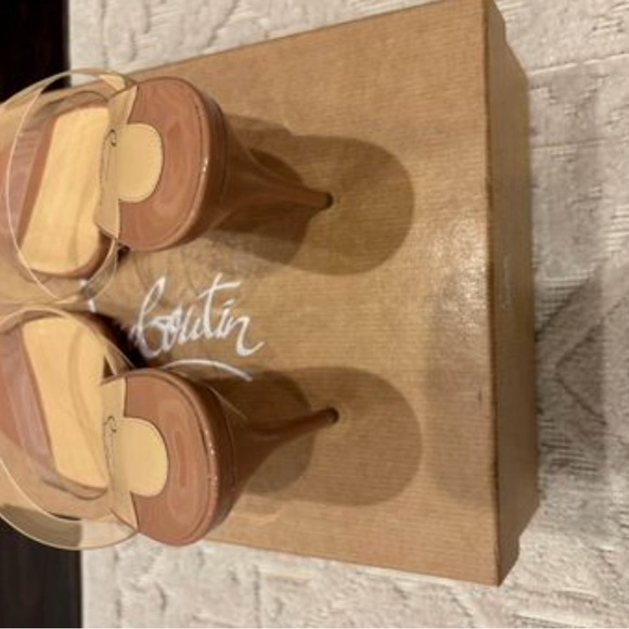 Christian Louboutin Just Nothing Slide Sandal Heels - Picture 3 of 4